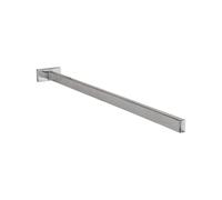INDA - Accessoires de salle de bain, série Lea, porte-serviettes mural en porte-à-faux en laiton chromé, dimensions du porte-serviettes 6 x 31,8 x 3 cm