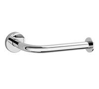 INDA - Accessoires de Salle de Bain, Série One, Porte-Rouleau pour Papier Toilette, Laiton chromé, 9 x 17 x 4,50 cm, SKU : A24250CR