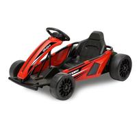 INDALCHESS Drift Kart 24 V pour enfants, 15 km/h, moteurs 200 W, rouge