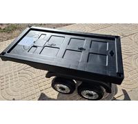 INDALCHESS Remorque noire pour camion électrique ACTROS 4 x 4 12 V pour enfants