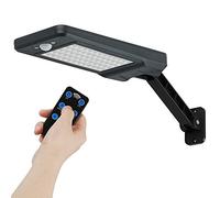 INDARUN 60 LED Lampes Solaires Extérieur Etanche IP65, Applique Murale Led Telecommande, Lampe de Sécurité Solaire Sans Fil pour Jardin, Garage, Cour, Escalier, Patio