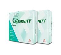 Indas Lot de 2 serviettes tocologiques Maternity en cellulose - Confort et sécurité post-partum, 50 unités au total