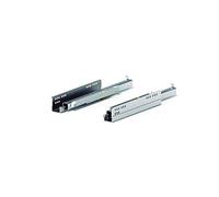 Indaux Paire de glissières de type cadre pour tiroir, avec extraction totale et clip de dégagement, réglages 3D