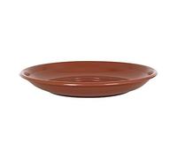 INDE 123834 Soucoupe pour Pot de Fleurs en céramique Marron