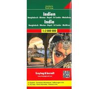 Inde bangladesh bhoutan nepa sri lanka maldives - - Collectif - Freytag Et Brendt - Atlas / carte