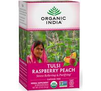 Inde biologique Tulsi Framboise Pêche 18pcs