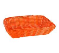 Inde Panier PP rectangulaire Orange 30 x 22 x 7 cm