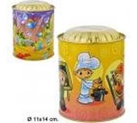 Inde Tirelire pour Enfant avec Couvercle Or, 11 x 14 cm.