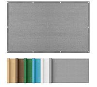 Indéchirable Toile Ombrage 2.7 x 4 m Coutures Transversales, Robuste Stable Toile d'ombrage pour Pelouse Multi Couleur et Taille pour Jardin Activités de Plein Air, Gris