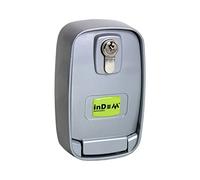 INDEM Boîtier blindé extérieur mural pour l'automatisation volet roulant avec déverrouillage