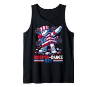 INDEPEN-Dance Day 4th of July Master Builder Blocks Bricks Débardeur
