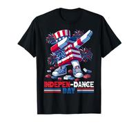 INDEPEN-Dance Day 4th of July Master Builder Blocks Bricks T-Shirt