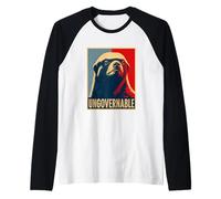 Indépendance Rebelle du Blaireau de Miel ingouvernable Manche Raglan