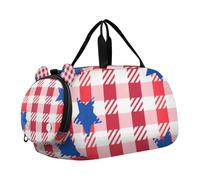 Independence Day Buffalo Stars Sac de sport pour garçon avec compartiment à chaussures Sac de sport léger pour voyage, sport, w nd