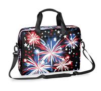 Independence Day Fireworks Mallette pour ordinateur portable de 15,7" avec bandoulière amovible pour ordinateur portable