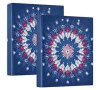 Independence Day Lot de 200 classeurs pour cahiers de 2,5 cm et demi avec couverture de poche Motif feu d'artifice 200 feuilles