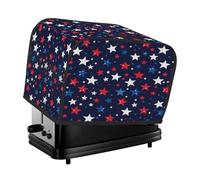 Independence Day Patriotic Stars Housse de grille-pain 2 tranches pour machine à pain, petit appareil de cuisine