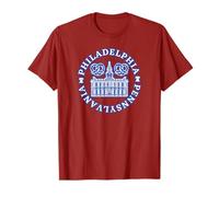 Independence Hall Philadelphia Pennsylvania Philly Bretzels T-Shirt