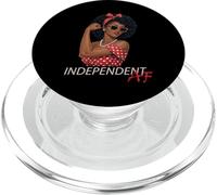 Independent AF Black Pin Up Girl Afrocentrique Mélanine PopSockets PopGrip pour MagSafe