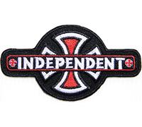 Independent - Écusson brodé à coudre ou à thermocoller - Logo croix - Pour motard ou chopper, personnalisable