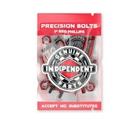 Independent Trucks CO Vis 1" Phillips Red Black