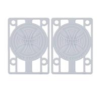 Independent Trucks Risers pour skateboard 1/8"" Blanc (paire) Riser Pads (rigides)