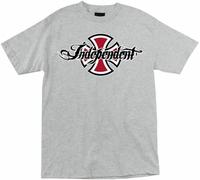 Independent Trucks Skateboard T-Shirt - Brushed Mens Tee Grey 3XL