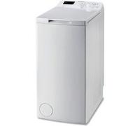Indesit BTW P D61253 (FR) - Machine à laver - largeur : 40 cm - profondeur : 60 cm - hauteur : 90 cm - chargement par le dessus - 42 litres - 6 kg - 1200 tours/min - blanc Blanc G