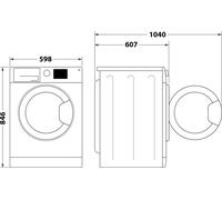 Indesit C YD 102D WW IT sèche-linge Pose libre Charge avant 10 kg Blanc