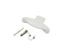 Indesit C00116580 Machine à laver Accessoires/TR/MIN, Set de poignée de porte blanche de rechange d'origine pour votre Machine à laver/Blanc Poignée de porte Kit