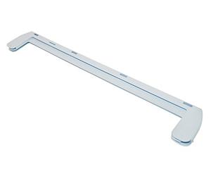 Indesit C00119040 Accessoires de réfrigérateur / étagères / panneau avant blanc de rechange d'origine - Étagère en verre pour votre technique de réfrigération / étagère en verre