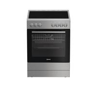 Indesit Cuisinière Électrique 66L 4 Zones Argentée - I6V5PMS