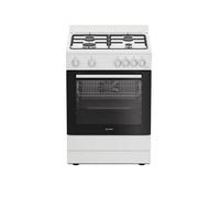 Indesit - Cuisinière gaz 72l 4 feux blanc I6G5KCW