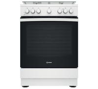 INDESIT Cuisinière mixte 60 cm 3+1 four catalyse - IS67M5PCW/FR/1