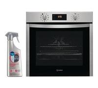 INDESIT Four Catalyse Encastrable inox 71L Multifonction Chaleur Tournante Gril
