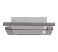 Indesit H 461 IX.1/1 - Hotte - Téléscopique - largeur : 59.8 cm - profondeur : 30 cm - evacuation & recyclage - avec moteur interne - inox Inox G
