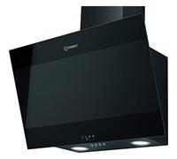 Indesit IHVP 6.6 LM K hotte Montée au mur Noir 647 m³/h
