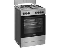 Indesit I6G3PMS Cuisinière à gaz 60 cm 4 feux four électrique inox