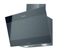 Indesit IHVP 6.6 LM K hotte Montée au mur Noir 647 m³/h