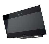 Indesit IHVP 83F LM K hotte Montée au mur Noir 647 m³/h
