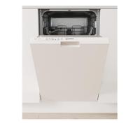 Indesit Lave-vaisselle tout intégrable IN2IKE107 Mince 45 cm 5 programmes 10 cachés