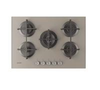 INDESIT ING72T/TD1 Cuisinière À Gaz 5 Brûleurs 73 Cm Verre Tortora