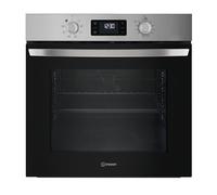 Indesit IO 255H X Four multifonction encastrable électrique ventilé 71 l Acier inoxydable Turn And Go Click And Go Grill Intégré Inclinable Nettoyage Vapeur 59,5 x 59,5 x 55,1 cm