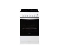 Indesit Cuisinière IS5V5PCW/FR vitrocéramique 59 L 4 feux auto-nettoyant Blanc