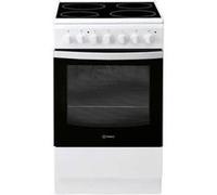 Indesit IS5V5PCW/FR - Cuisinière - pose libre - largeur : 50 cm - profondeur : 60 cm - hauteur : 85 cm - avec système auto-nettoyant - blanc Blanc