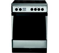 Indesit KN6I66AX - Cuisinière - pose libre - largeur : 60 cm - profondeur : 60 cm - hauteur : 85 cm - avec système auto-nettoyant - classe A - acier inoxydable | Occasion