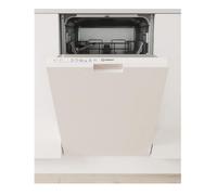 Indesit Lave-vaisselle tout intégrable IN2IKE107 Mince 45 cm 5 programmes 10 cachés