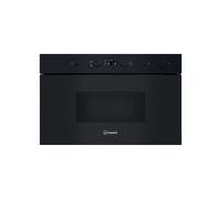 Indesit - Micro-ondes encastrable, noir, solo, 22 l, plateau 25 cm, dã©congã©lation imk11b