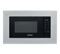 Indesit MWI 120 GX - Four micro-ondes grill - encastrable - 20 litres - 800 Watt - acier inoxydable Acier inoxydable G