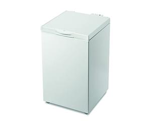 Indesit OS 2A 140 H - Congélateur de cabine 131 litres Classe énergétique E - Petit congélateur de cabine, dimensions : 86,5 x 57,3 x 64,2 cm, idéal pour les petites familles.